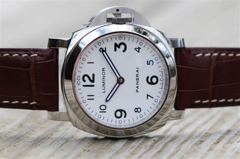 panerai watch white face